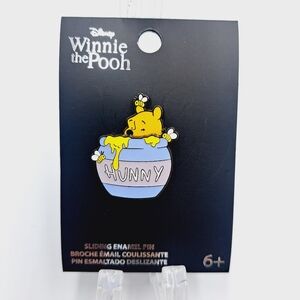 Winnie The Pooh Hunny Sliding Enamel Pin Loungefly Disney